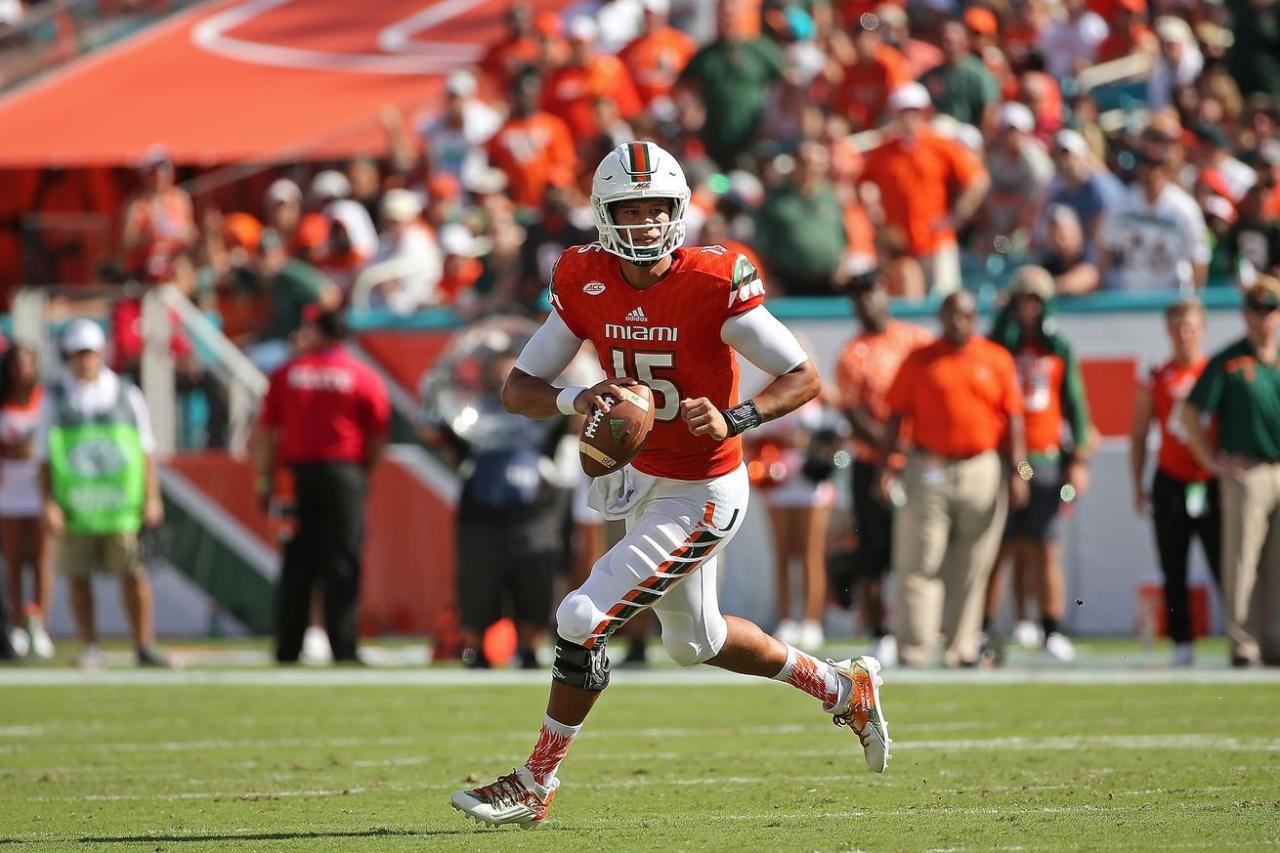 FINAL: No. 6 Miami Hurricanes 52, Louisville Cardinals 45